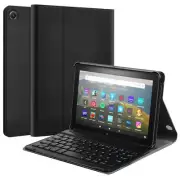 Case with Keyboard for Amazon Fire HD 8 & 8 Plus (2022 & 2024 Release), Detac...