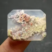 Scenic Moss Agate Cabochon 26x21x5mm High Quality 31.5 ct