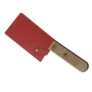 PU Leather Knife Sheath Meat Cleaver Sheath Waterproof Knife Guard Light Orange