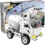 CONSTRUCT IT Cement Truck, Building Set, STEM Education Toy, Ages 8+