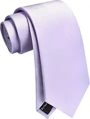 [Branduce] 63'' XL Tie Mens Extra Long Solid Woven Necktie for Men Big and Tall + Gift Box