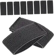 [BESPORTBLE] Elastic Twill Belt Holders 10 Pack Replacement Buckles for Backpacks Cord Storage Organizer Belt Keepers