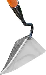 Zhadyu Garden Hoe | Lawn Edger Weeding Tool - Multi-Function Manual Triangle Hoe for Soil Preparation Flower Bed Maintenance Landscaping