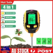 Soil PH Tester 4-in-1 Digital Moisture Light Test Meter Analyzer Plant Garden A+