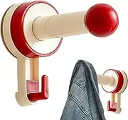 Suction Cup Hook - Retractable Shower Hooks Suction Cup - Waterproof Heavy Duty Kitchenware Hanger, Multi-Functional Organizer for Kitchen, Rental House, Entryway