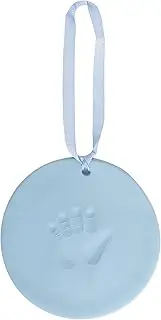 Reece Studio Baby’s Print Clay Keepsake Kit, Newborn Handprint and Footprint Maker, Hanging Keepsake or Christmas Ornament, Gender-Neutral New and Expecting Parents, Blue