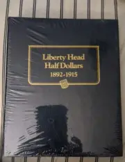 New Whitman Classic Liberty Head Half Dollars 1892-1915 #9194 5 Pgs