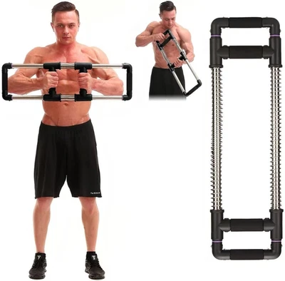 Push down Bar Machine - Chest Expander at Home Workout Equipment, Arm Exerciser