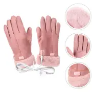 Nettle Wireless Heater Electric Gloves Coral Fleece Men's Heated