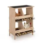 COZIWOW Chicken Nesting Box,Wooden Nesting Boxes for Chickens with Asphalt Ro...