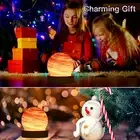 USB Crystal Ball Light Wooden Case Starry Sky Table Lights Gifts for Kids Adults