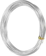 uxcell 1.5mm Bonsai Training Wire, 16.4 Feet Total Anodized Aluminum Bonsai Wires for Bonsai Tree Shaping/Branches Fixing/Trunk Holding/DIY Crafting [Silver]