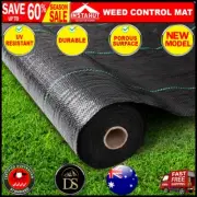 Instahut 1.83x 50m Weed Mat Matting Control Weedmat Woven Fabric Plant Cover