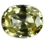 1.41ct. Gemstone Yellow Unheated Sapphire Oval Shape WITH GLC CERTIFY