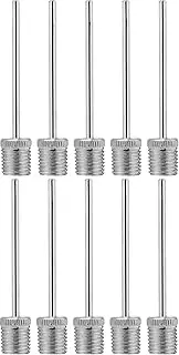 cyclingcolors 10 x Ball Pump Needles Ball Pump Needle Bicycle Compressor for Inflating Balls Air Pump Needles Stainless Steel
