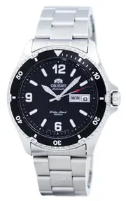 Orient Diver Mako II Black Dial Stainless Steel Automatic FAA02001B9 Mens Watch