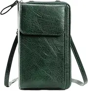 [mygreen] Small Crossbody Cell Phone Purse for Women Leather Cellphone Wallet