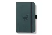Dingbats Wildlife: A6 Green Deer Pocket Notebook - Lined