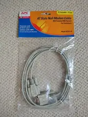 RS232 Serial APC Null Modem Cable DB9 Female To DB9 Female 10 Foot