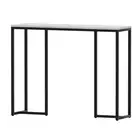 Artiss Console Table Hallway Entry Hall Modern Tall Marble Display Desk White