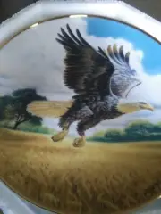 Collectible 90's Franklin Mint AMBER WAVES OF GRAIN 8" Porcelain Plate # F 7239