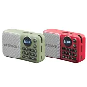 SANSUI U1 FM Radio Portable bluetooth Speaker Built-in Dual Magnetic Speakers Support TF Card U Disk 3.5mm AUX Playback