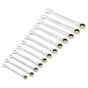 Draper Expert HI-TORQ Metric Ratchet Combination Spanner Set 12 Piece 03897