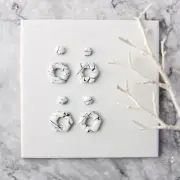 Clay Earring Cutters Heart Earrings Cutter Mold Soft Pottery Clay Cutter