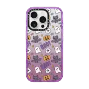 iPhone 16 Pro Impact Case MagSafe Compatible Cute Halloween Pattern Phone Case by GMF Designs