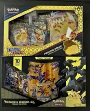 Pokemon TCG Pikachu and Zekrom-GX Tag Team Premium Collection & Pikachu Vmax Box