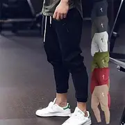 Men's Joggers Sweatpants Athletic Pants GYM Pants Pocket Drawstring Elastic Waistband Pants / Trousers Outdoor Sports Outdoor Athletic Fall Breathable Soft Ma