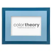 Mariposa Tiered Denim Blue and Periwinkle Frame, 4 x 6