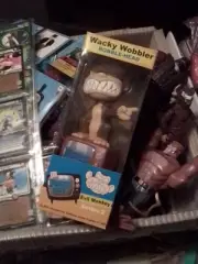 FUNKO FAMILY GUY SERIES 2 EVIL MONKEY WACKY WOBBBLER BOBBLE HEAD + PVC PROTECTOR