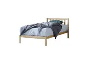 Drusa Solid Pine Timber Single Bed Frame - Single