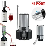 Electric Wine Aerator Preserver Decanter Dispenser Pump Spout Sediment Filter AU