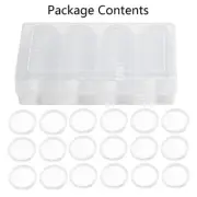 Panda Coin Holder Organizer Plastic Accessories Round Capsule Set Display