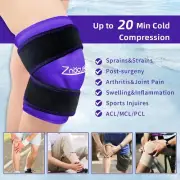 Calf and Shin Gel Ice Packs for Injuries Reusable Leg Cold Pack Wrap Cold Therap