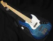Fujigen Fgn Njb100Mbahv Sbb Jazz Bass5 String See-Through Blue Burst Electric Sa
