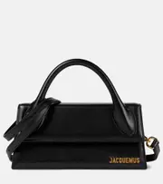 [Jacquemus] Jacquemus Le Chiquito Long leather shoulder bag One Size black