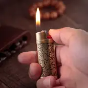 Metal Lighter Case Cover Holder Sleeve Pouches For BIC Mini Size Lighter J5 Gift