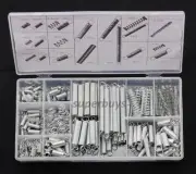 200pcs Tension Compression Compress Coil Helical Spring Extension Extended Set