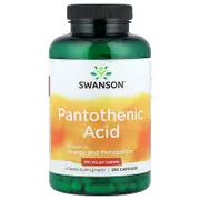 Swanson, Pantothenic Acid, 250 mg, 250 Capsules
