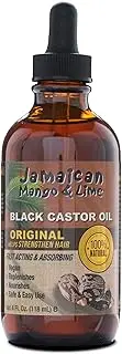 Jamaican Mango Black Castor Oil, Original, 4 Ounce
