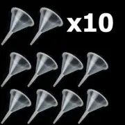 10Pcs Small Plastic For Perfume Diffuser Bottle Mini Liquid Funnels Repeatable