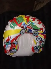Rare 1973 Kamen Rider V-3 Kids Inflatable Pool Chair Japan New Old Stock POPY