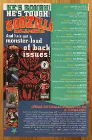 1993 Dark Horse Comics Godzilla King of the Monsters Print Ad/Poster Promo Art