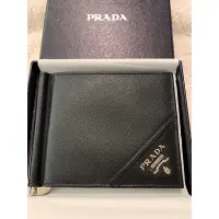 在飛比找蝦皮購物優惠-全新Prada 錢夾 皮夾 鈔票夾