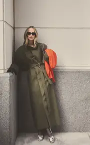 [Marie Adam-Leenaerdt] Convertible Cotton Trench Coat