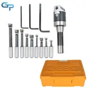 2" Boring Head R8 Shank 9Pcs 1/2" Carbide Boring Bar Set For Milling