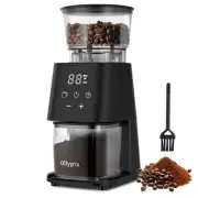 Conical Burr Coffee Grinder with Touch Panel, Adjustable Coffee Bean Grinder ...